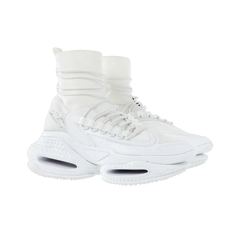 BALMAIN B-Bold Runner Casual Shoes Men's White-2