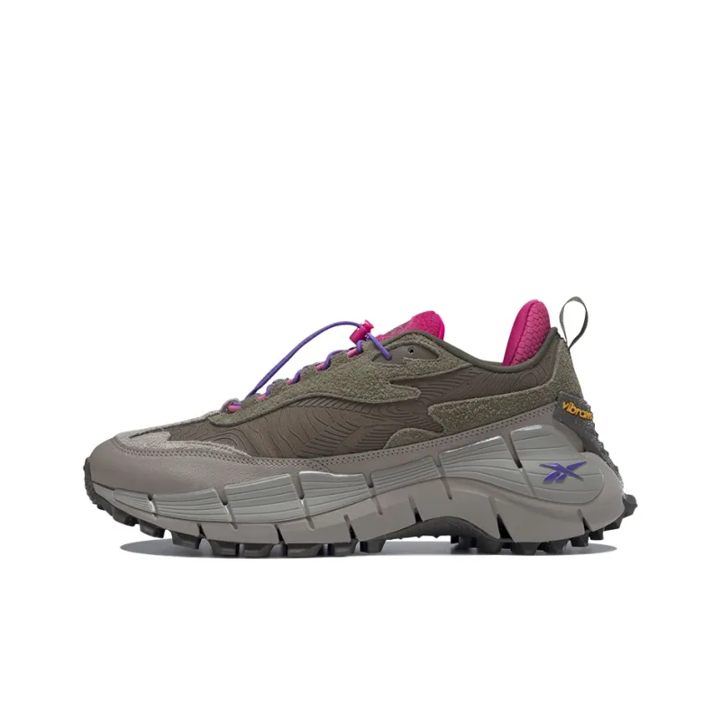 Reebok Zig Kinetica 2.5 Edge 'Army Green Pink'-0
