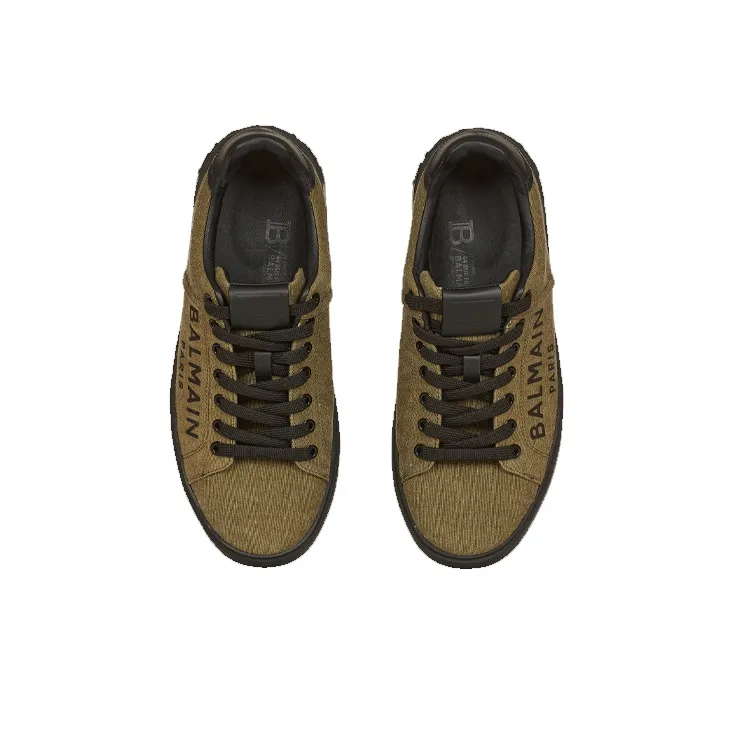 BALMAIN Logo-print B-Court Sneakers-2