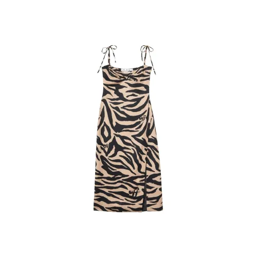 OFF-WHITE Sleeveless Dresses Women's Brown