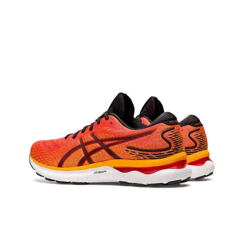 Asics Gel Nimbus 24 Cherry Tomato Black-3