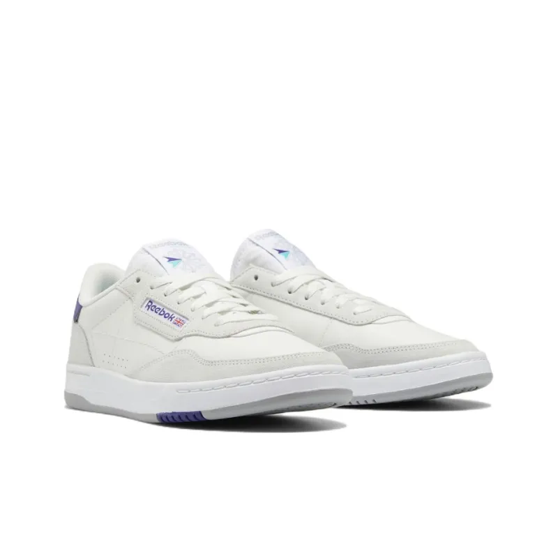 Reebok Court Peak Low-Top Skateboard Shoes Unisex Gray Blue-2