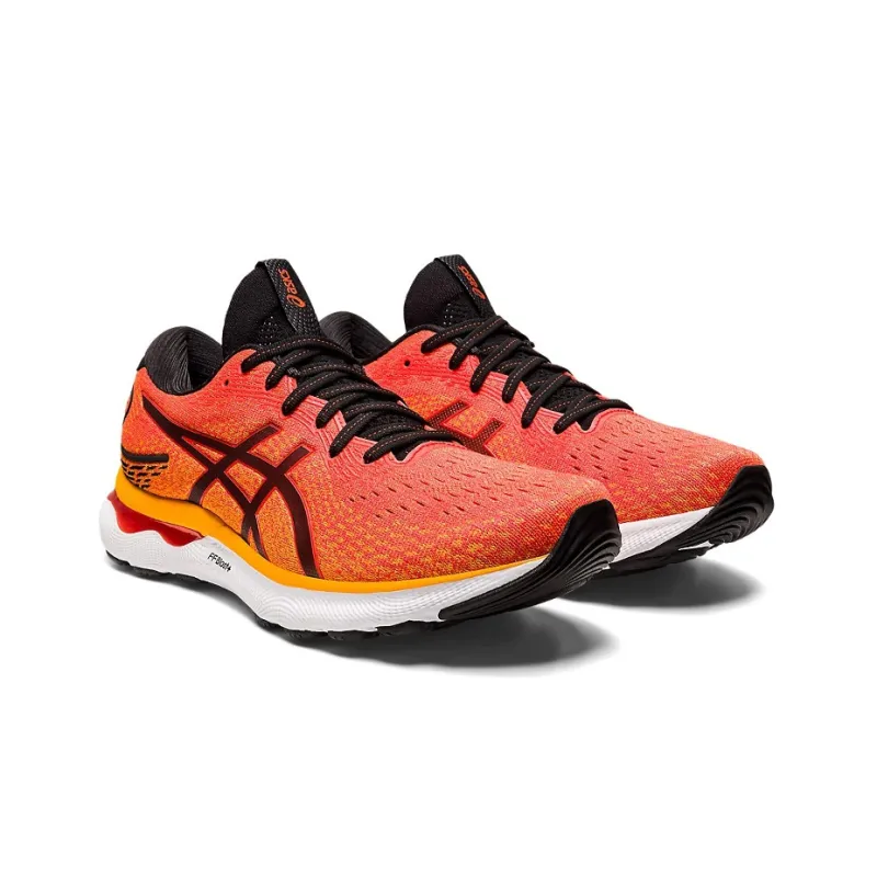 Asics Gel Nimbus 24 Cherry Tomato Black-2