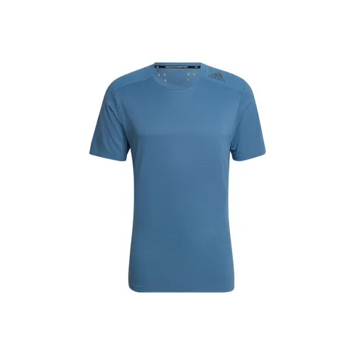 Adidas Hiit T-Shirts Men Dark Blue