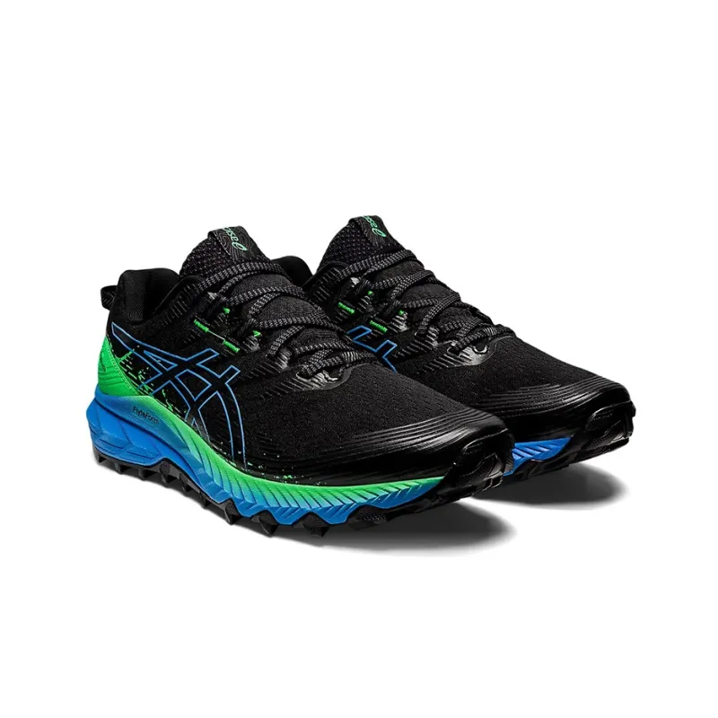 Asics Gel Trabuco 10 Black Blue Coast Green-2