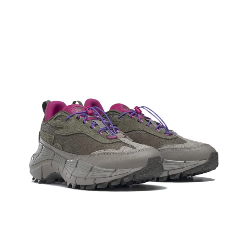 Reebok Zig Kinetica 2.5 Edge 'Army Green Pink'-2