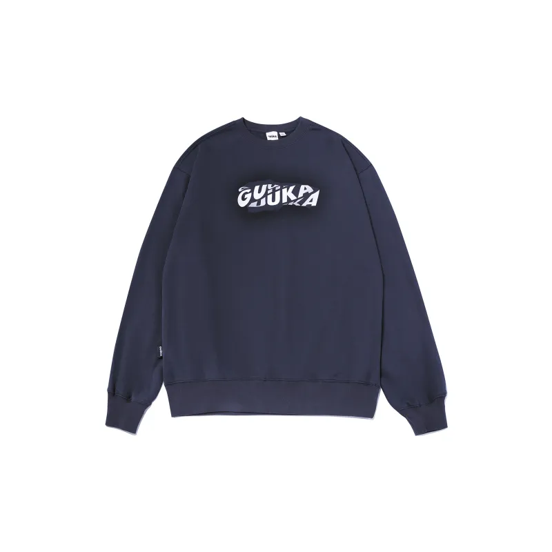 Guuka Crewneck Sweatshirt Men's Dark Gray-1