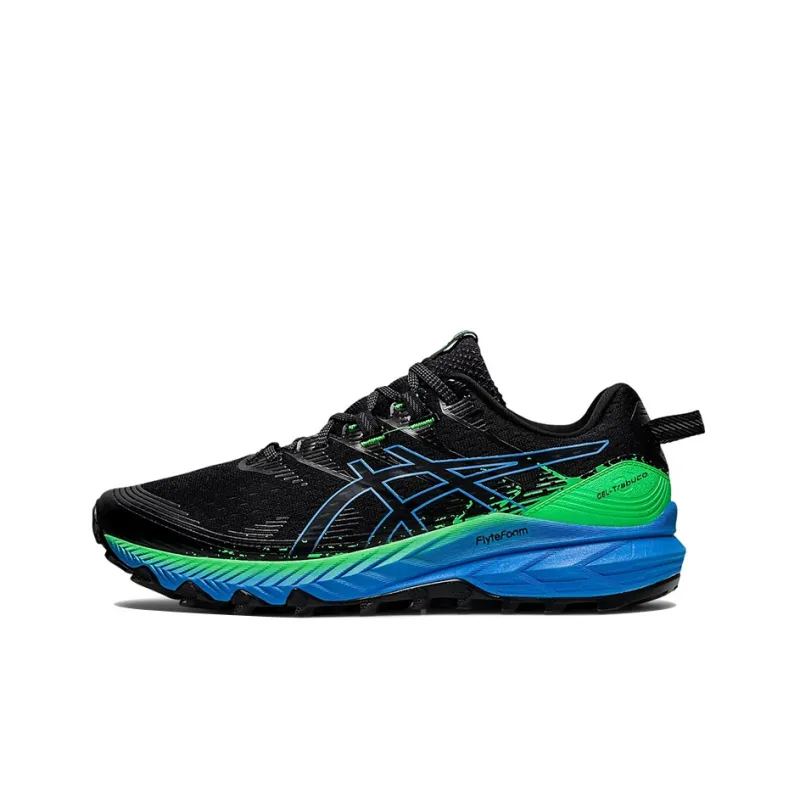 Asics Gel Trabuco 10 Black Blue Coast Green-0