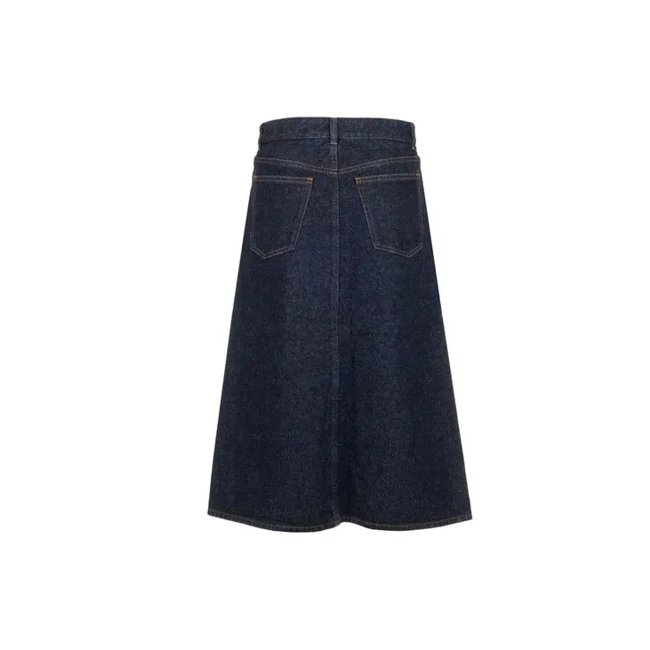 Chloé Denim Long Skirts Women's Blue-1