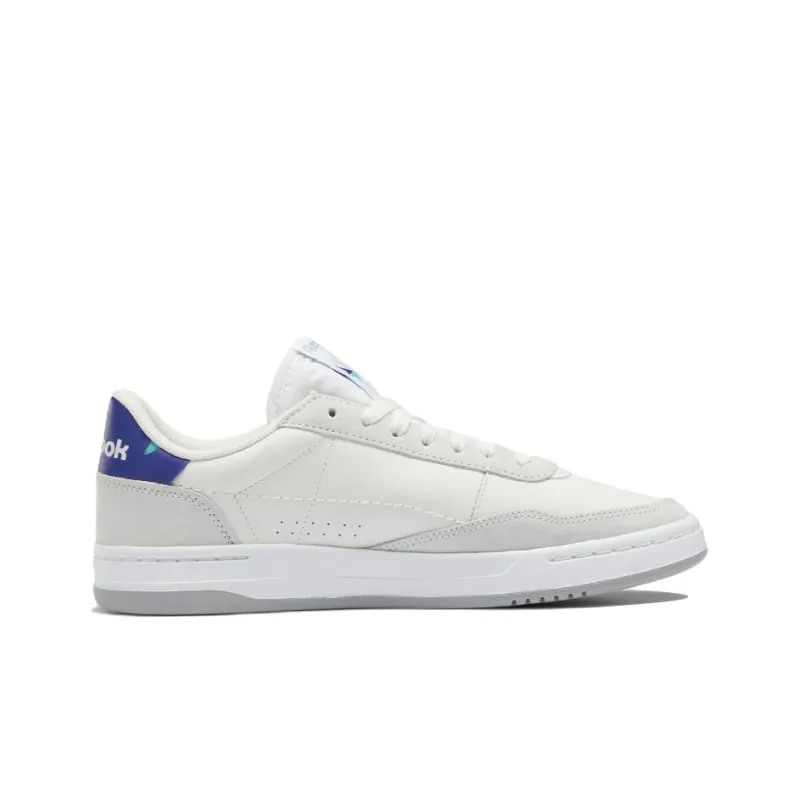 Reebok Court Peak Low-Top Skateboard Shoes Unisex Gray Blue-1