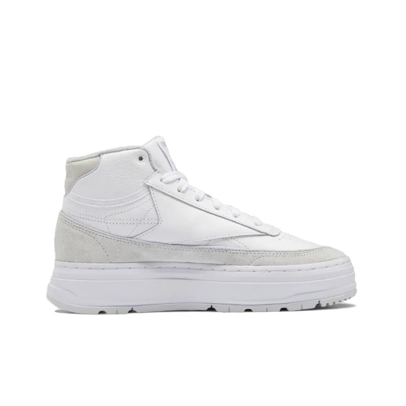 Reebok Women's Club C Geo Mid 'White Cold Grey' Women's-1