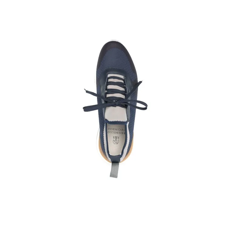 Brunello Cucinelli Sports Casual Shoes Men's Navy-3