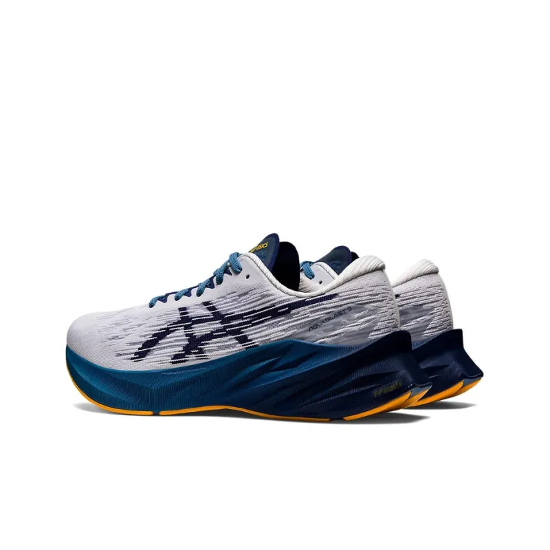 Asics Novablast 3 White Deep Ocean-3