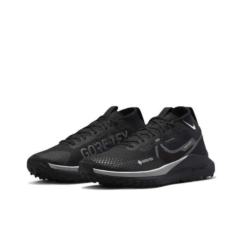 Nike React Pegasus Trail 4 Gore Tex Black Wolf Grey-2