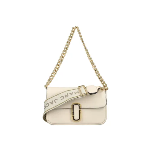 MARC JACOBS Calfskin Portable Crossbody Bag, Shoulder Bag Women's White