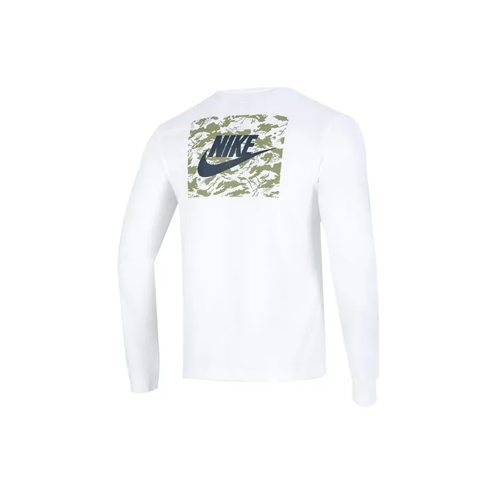 Nike T Shirts Men White-1