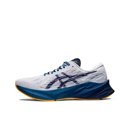 Asics Novablast 3 White Deep Ocean