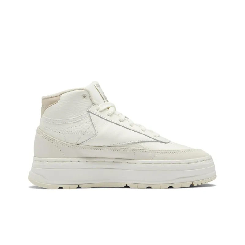 Reebok Women's Club C Geo Mid 'Chalk Alabaster' Women's-1