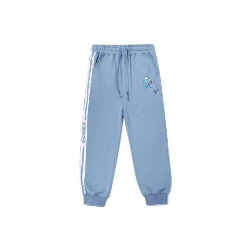 Carebears X Guuka Knitted Sweatpants Men Light Blue