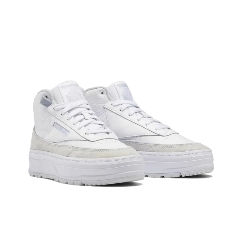 Reebok Women's Club C Geo Mid 'White Cold Grey' Women's-2