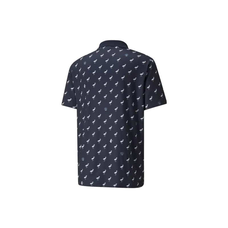 PUMA Polo Shirts Men Dark Blue-1