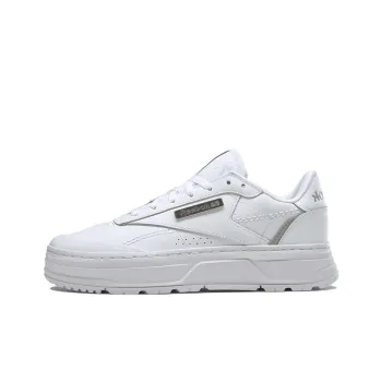 Reebok Club C Lightweight Wear-resistant And Non-slip Low-Top Skateboard Shoes Women's White Green