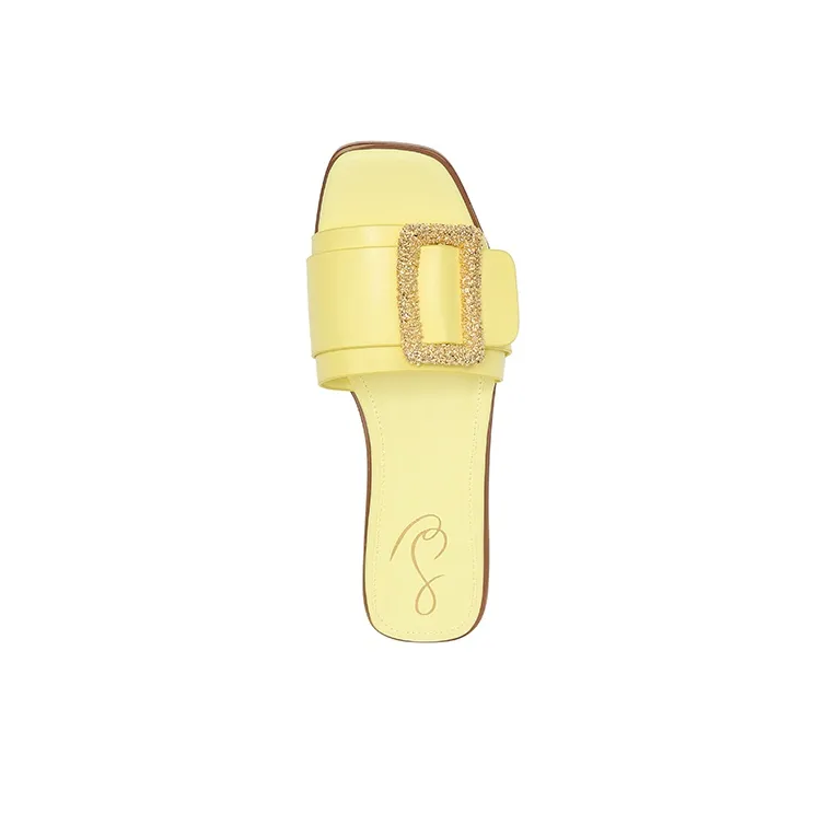 SAM EDELMAN Slide Slippers Women's Lemon-4