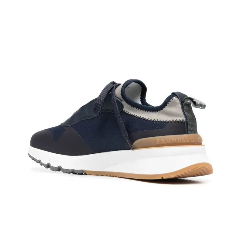 Brunello Cucinelli Sports Casual Shoes Men's Navy-2