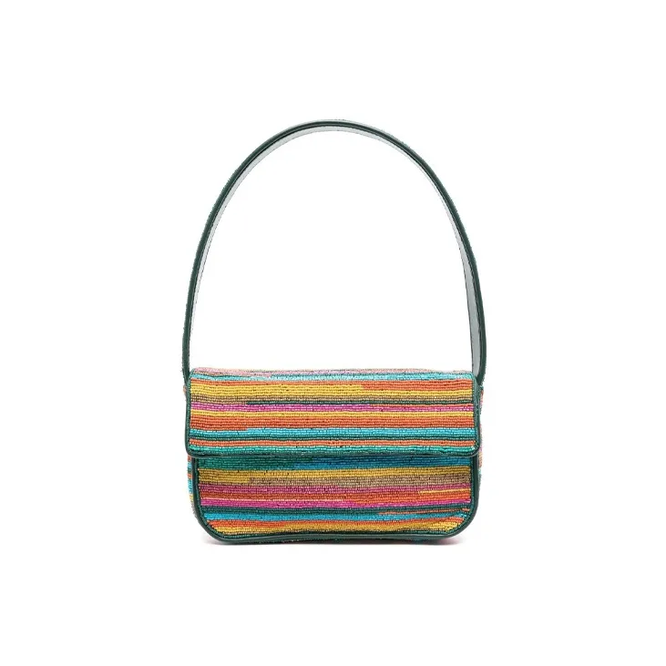 Staud Tommy Beaded Shoulder Bag-0