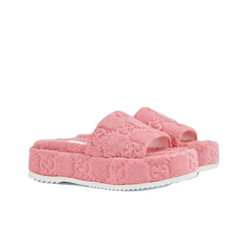 GUCCI Women's Gg Platform Sandal 'Wild Rose' Women's-1
