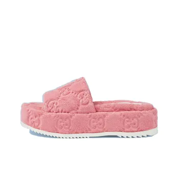 GUCCI Gg Platform Sandal Pink Women's