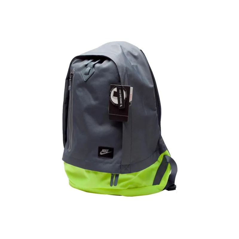 Nike Polyester Backpack Dual Strap Bag Regular Unisex Black Neon Yellow-1