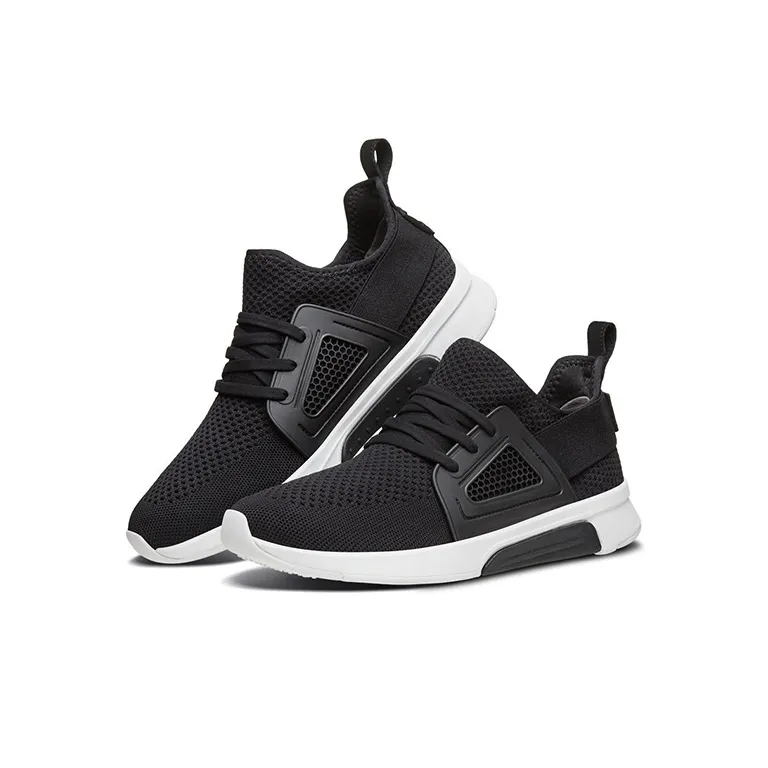 Skechers MARK NASON Los Angeles Cushioning Anti-Slip And Wear-Resistant Low-Top Casual Shoes Men's Black White-2