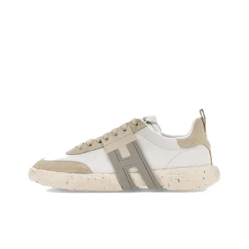 HOGAN 3R Low Top Casual Shoes Men's Ecru
