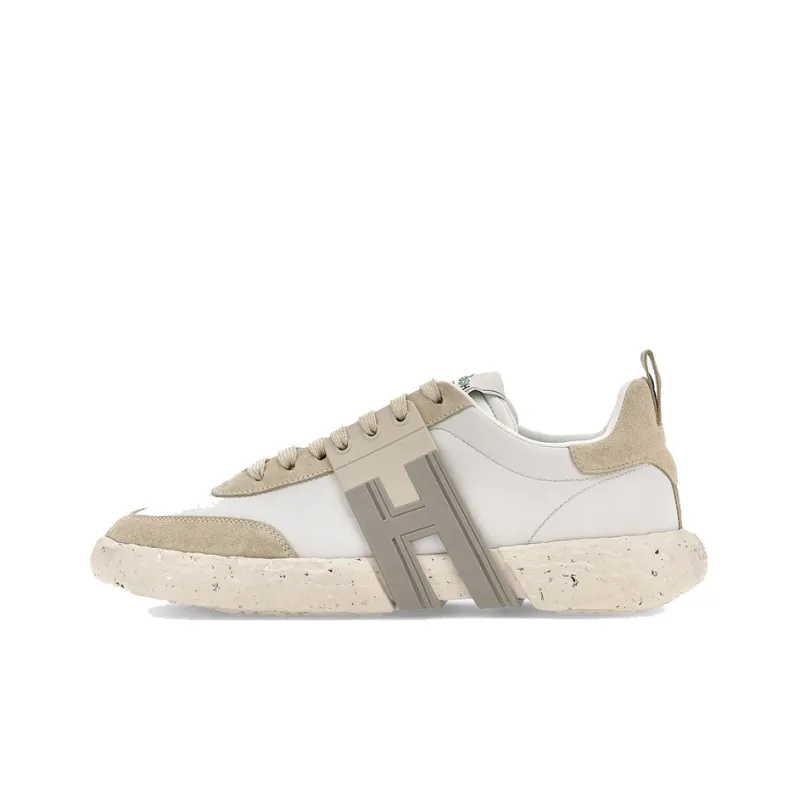 HOGAN 3R Low Top Casual Shoes Men's Ecru-0