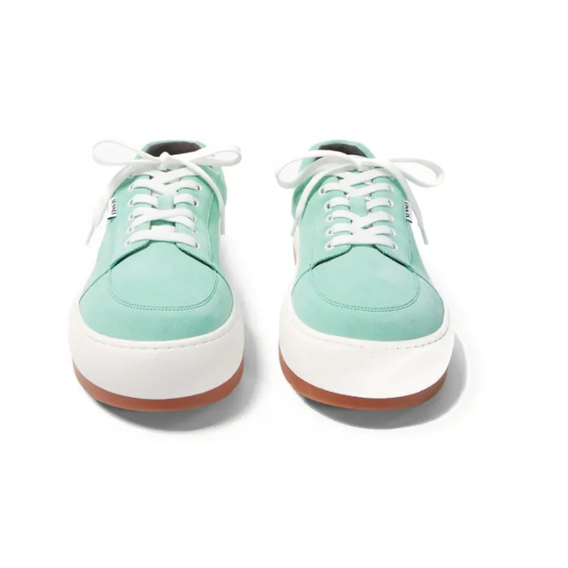 Sunnei Skateboard Shoes Unisex Low Top Green-1