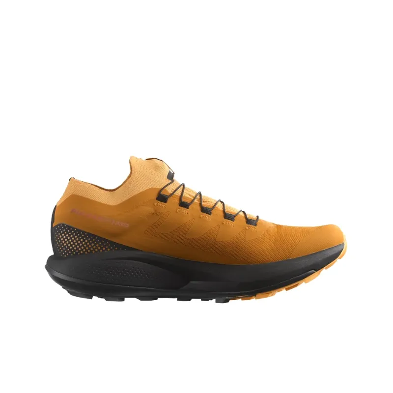 SALOMON Pulsar Trail Durable Breathable Lightweight Low Top Trail Running Running Shoes Men's Yellow Black-1