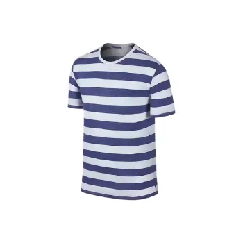 Nike T Shirts Men White Blue