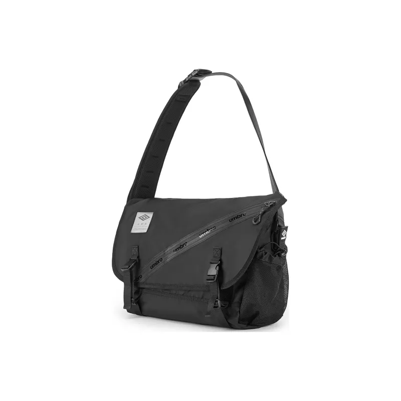 Umbro Fabric Messenger Bag, Shoulder Bag, Crossbody Bag Regular Men's Black-2