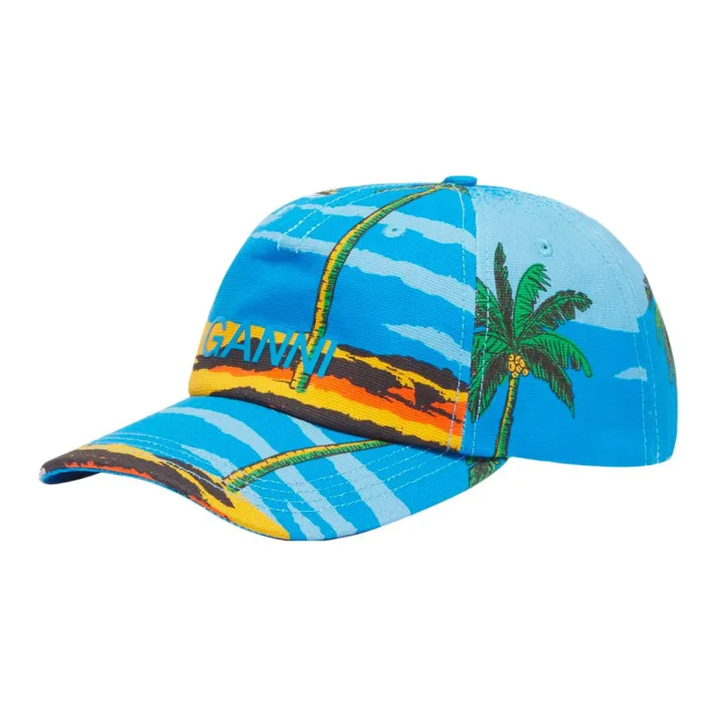 GANNI Baseball Caps Women's Blue-0