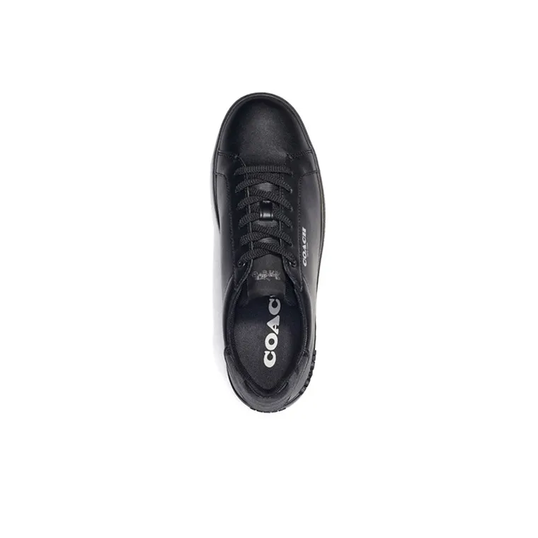 COACH Low Top Stylish Skateboarding Shoes Men's Black-3