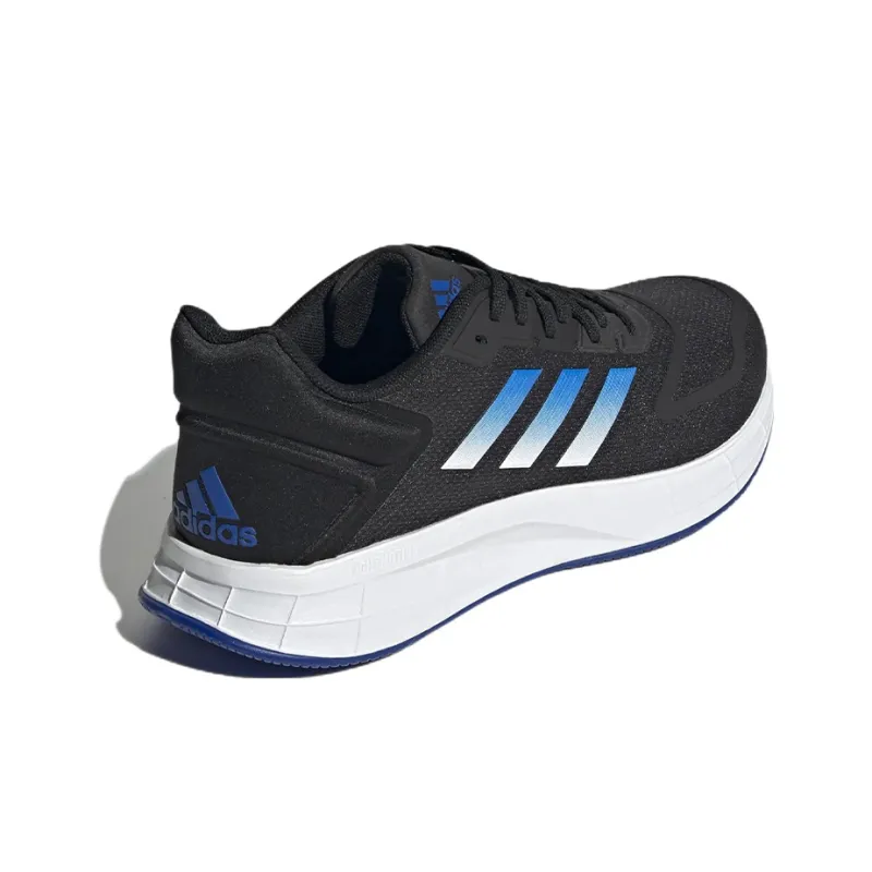Adidas Duramo 10 Anti-Slip And Wear-Resistant Breathable Low-Top Running Shoes Men's Black Blue White-3