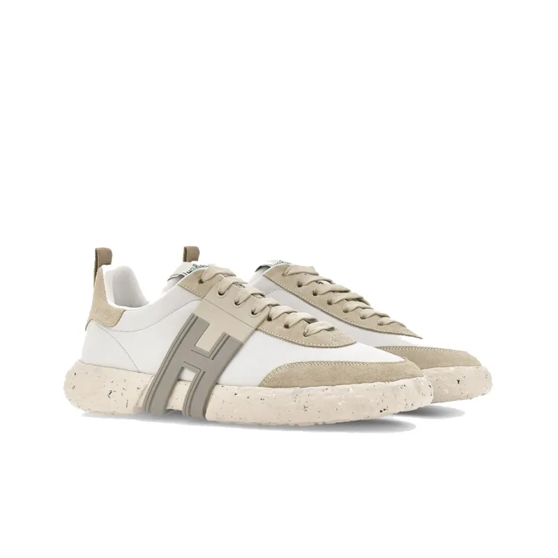 HOGAN 3R Low Top Casual Shoes Men's Ecru-1