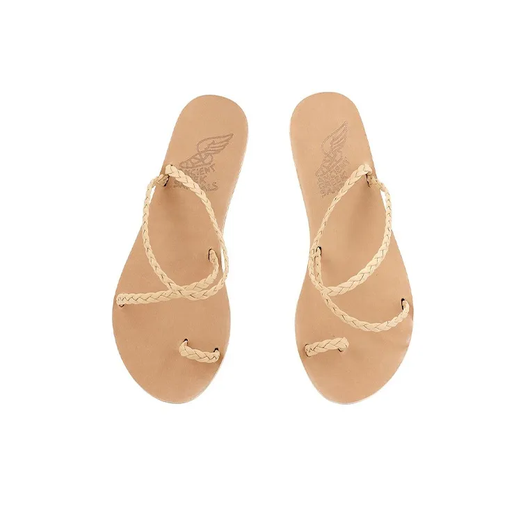 Ancient Greek Sandals Braided-straps Sandals-4