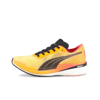 PUMA Deviate Nitro Elite 2 Fireglow Low-Top Running Shoes Women's Yellow Red Black