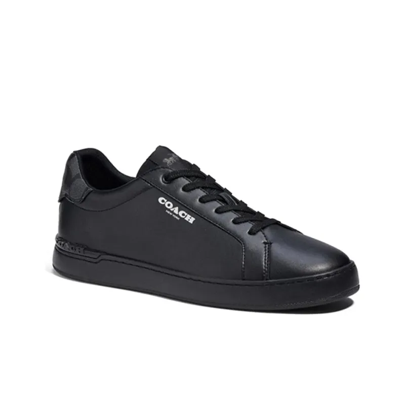 COACH Low Top Stylish Skateboarding Shoes Men's Black-2