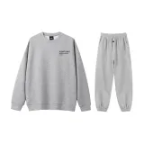 Hemp gray sweatshirt + hemp gray sweatpants
