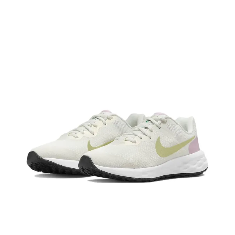 Nike Revolution 6 Next Nature SE GS 'White Honeydew Pink Foam'-2