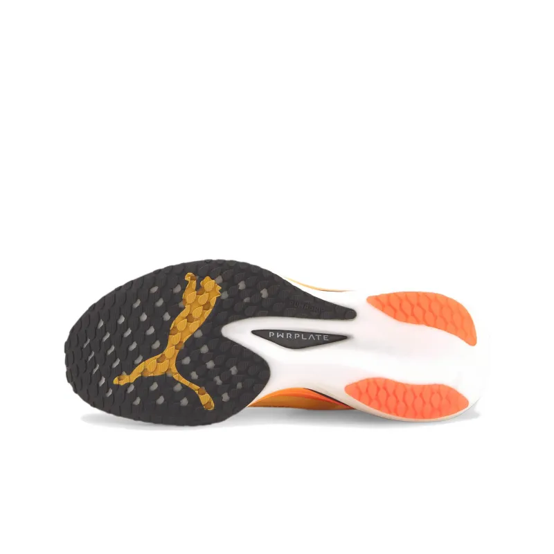 PUMA Deviate Nitro Elite 2 Fireglow Low-Top Running Shoes Women's Yellow Red Black-4