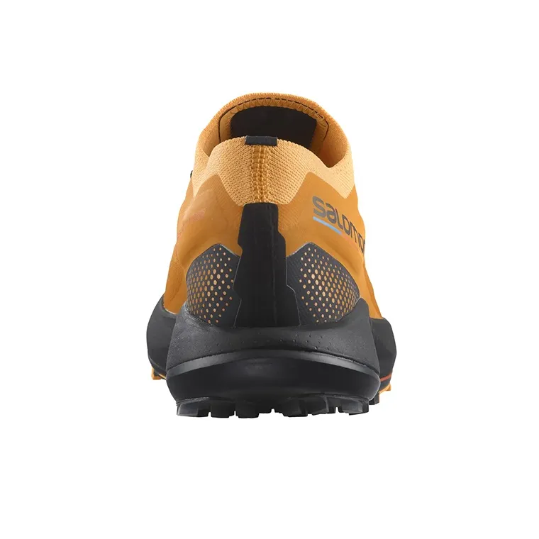 SALOMON Pulsar Trail Durable Breathable Lightweight Low Top Trail Running Running Shoes Men's Yellow Black-4